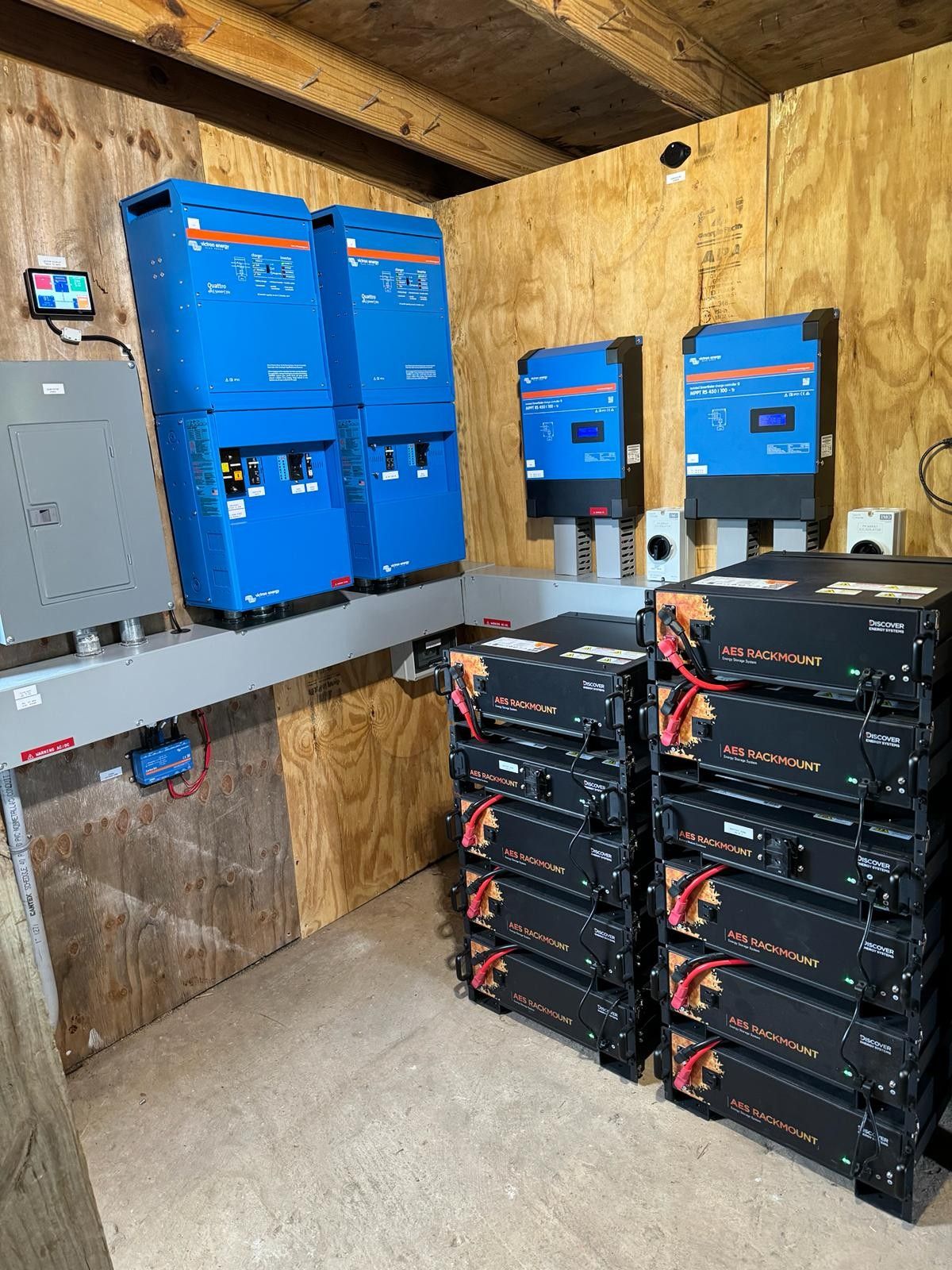 turtle cove AES rackmount installation